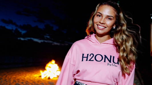 The H2ONU CLASSIC ~ Beach Hoodie  – Blue '2' Edition